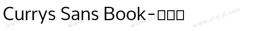 Currys Sans Book字体转换